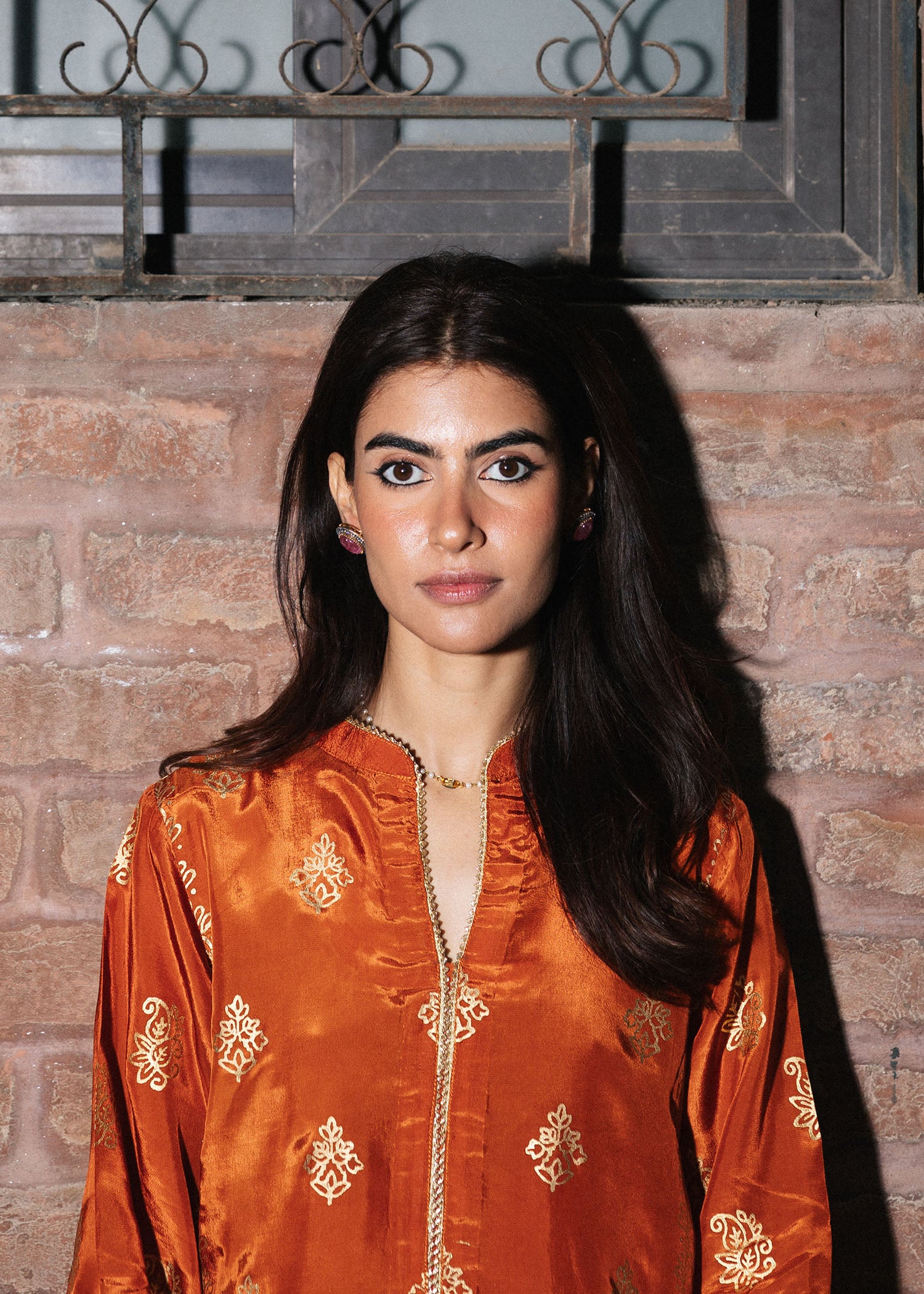 Rust Silk Handcrafted